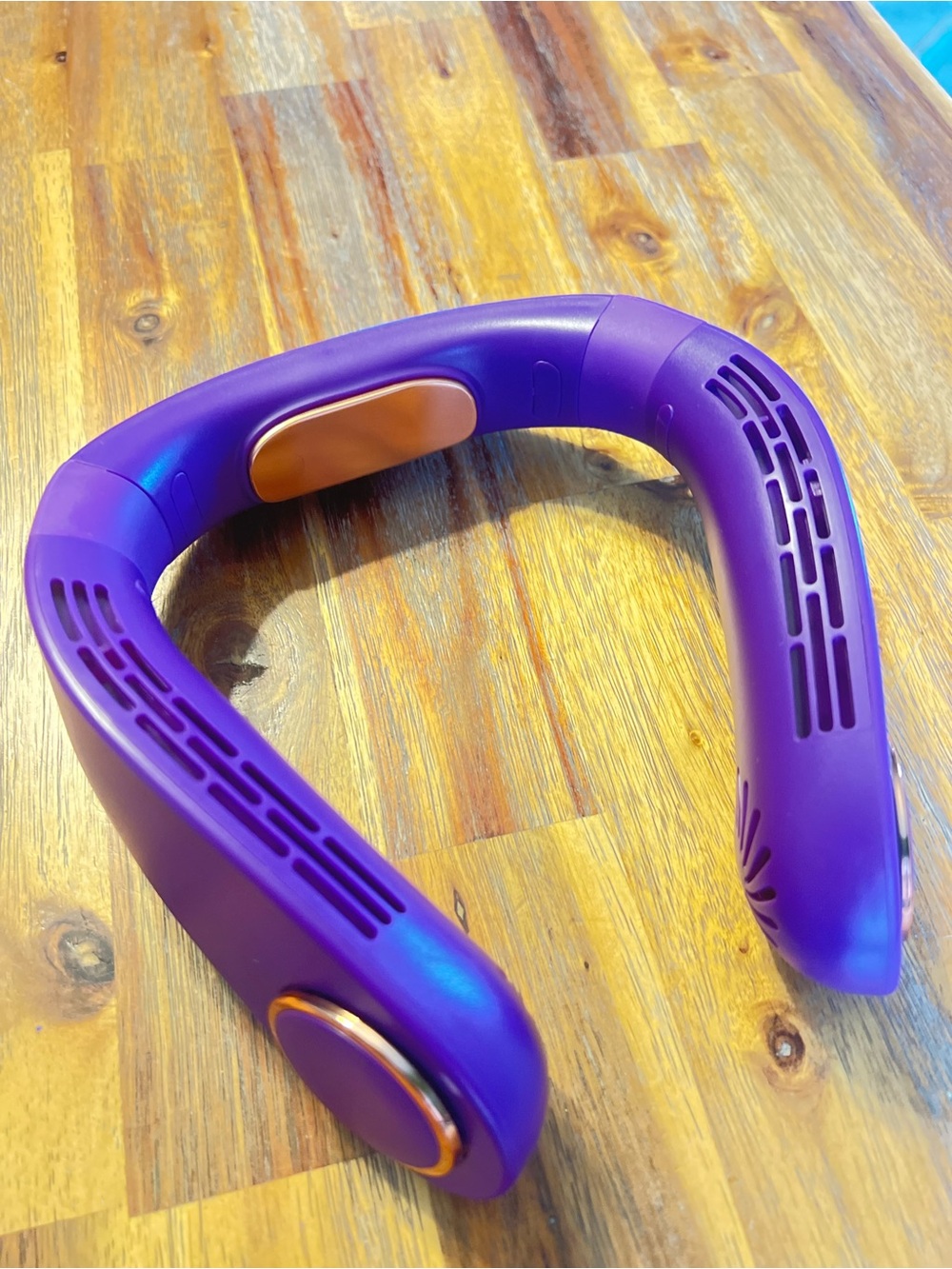 Portable Hands-Free Neck Fan - Purple